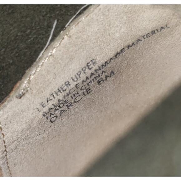 Crown Vintage Darcie Olive Ankle Boot Womens Sz 8M Soft Leather Boho Classic - Picture 8 of 11